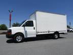 2021 Chevrolet Express 3500 14' Box Truck with Side Door and Shelving -