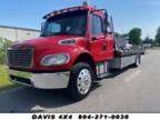 2016 Freightliner M2 Extended Cab Rollback Tow Truck Flatbed Miller 2016