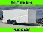 2023 Continental Trailers NEW 85X16 V-NOSE MOTORCYCLE