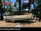 1952, Lyman, Islander, 16' Wood Boat Trailer Evinrude