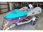 1994 Other Wildthing Inflatable With 15 Hp Johnson Motor and Trailer