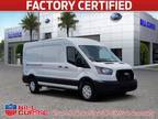 2023 Ford Transit White, 501 miles