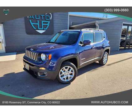 2016 Jeep Renegade for sale is a Blue 2016 Jeep Renegade Car for Sale in Commerce City CO