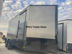 2023 Continental Cargo NEW 7X14 V-NOSE MOTORCYCLE TRAILER