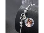 Photo Projection Bracelet 925 Sterling Silver with Your Photo