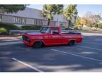 1969 Ford F100 red black pickup