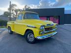 1959 Chevrolet Apache Yellow V8 CHEVY engine 283 ci