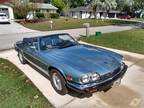 1990 Jaguar XJS Blue Convertible