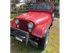 1977 Jeep CJ5 Red