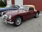 1956 MG MGA Burgundy 1500 Roadster