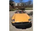 1977 MG MGB Yellow convertible