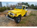 1976 Toyota Land Cruiser Yellow FJ43