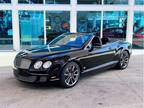 2011 Bentley Speed 8 Black GTC Speed Convertible