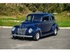 1940 Ford Sedan Blue 350 V8 Engine