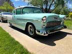 1955 Chevrolet Bel Air sea mist green and india ivory