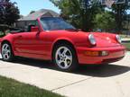 1990 Porsche 911 C2 Cabriolet Red