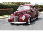 1940 Ford Deluxe Burgundy