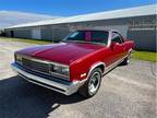 1987 Chevrolet El Camino Maroon