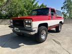 1990 GMC Jimmy 4x4 Red white