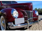 1940 Ford Deluxe Coupe Monsoon Maroon