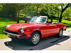 1985 Fiat 124 Spider 2000 Red