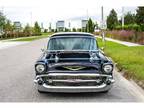 1957 Chevrolet Bel Air black 2 Door Post, 350 V8 Engine