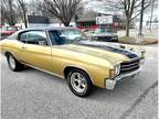 1972 Chevrolet Chevelle SS Gold BlackTop