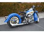 1939 Harley-Davidson EL Knucklehead Blue and White