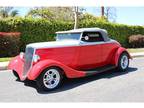 1934 Ford Roadster Red Silver