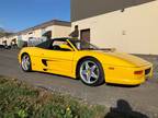 1995 Ferrari F355 Spider Yellow Manual