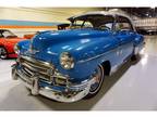 1950 Chevrolet Deluxe Blue White