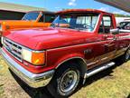 1987 Ford F150 Red