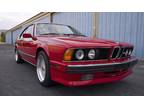 1988 BMW M6 E24 Manual Red