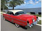 1954 Lincoln Capri Coupe Red and White Hardtop