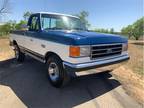 1989 Ford f150 Blue and White XLT Lariat 5.0L V8