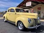 1940 Ford Deluxe Coupe Street Rod Beautiful Yellow