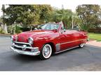1951 Ford Super Deluxe Red CONVERTIBLE shoebox