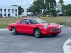 2005 Ford Thunderbird Red 50th Anniversary Convertible 3.9 Liter V8 Engine