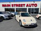 2006 Volkswagen New Beetle 2 5L PZEV Convertible Off White, Low Miles