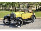 1929 Ford Model A Roadster Bronson yellow