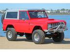 1971 Ford Bronco Red 5.0 Performance HO Fuel-Injected V8