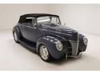 1940 Ford Deluxe Convertible Steel Blue