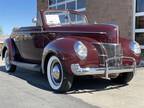 1940 Ford Deluxe Burgundy