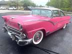 1955 Ford Crown Victoria V8 automatic Tropical Rose White