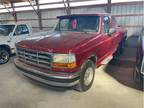 1995 Ford F150 Red Extended Cab