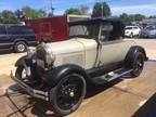 1928 Ford Model A GREY BLACK ROADSTER