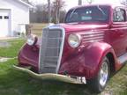 1935 Ford Slantback Burgundy Maroon Coupe 327/330 HP