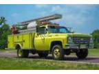 1980 Chevrolet Scottsdale 30 Pumper Truck 1-ton 4x4 Fire Pumper - Code 3 &