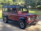 1987 Land Rover Defender Red 110 Engine: 2.5L Diesel