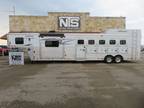 2014 Lakota Trailers Big Horn 5 Horse Gooseneck with 12' Living Quarter 5 horses